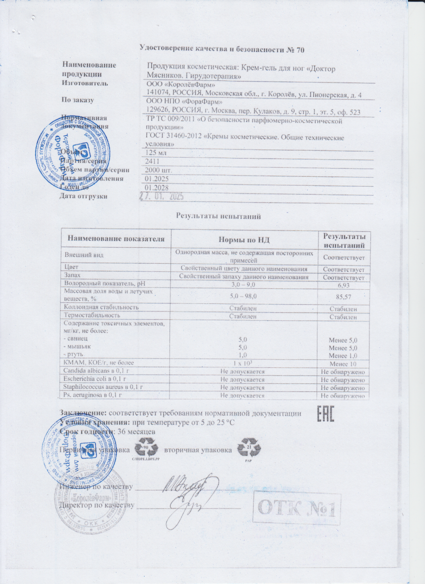 Паспорт №012025